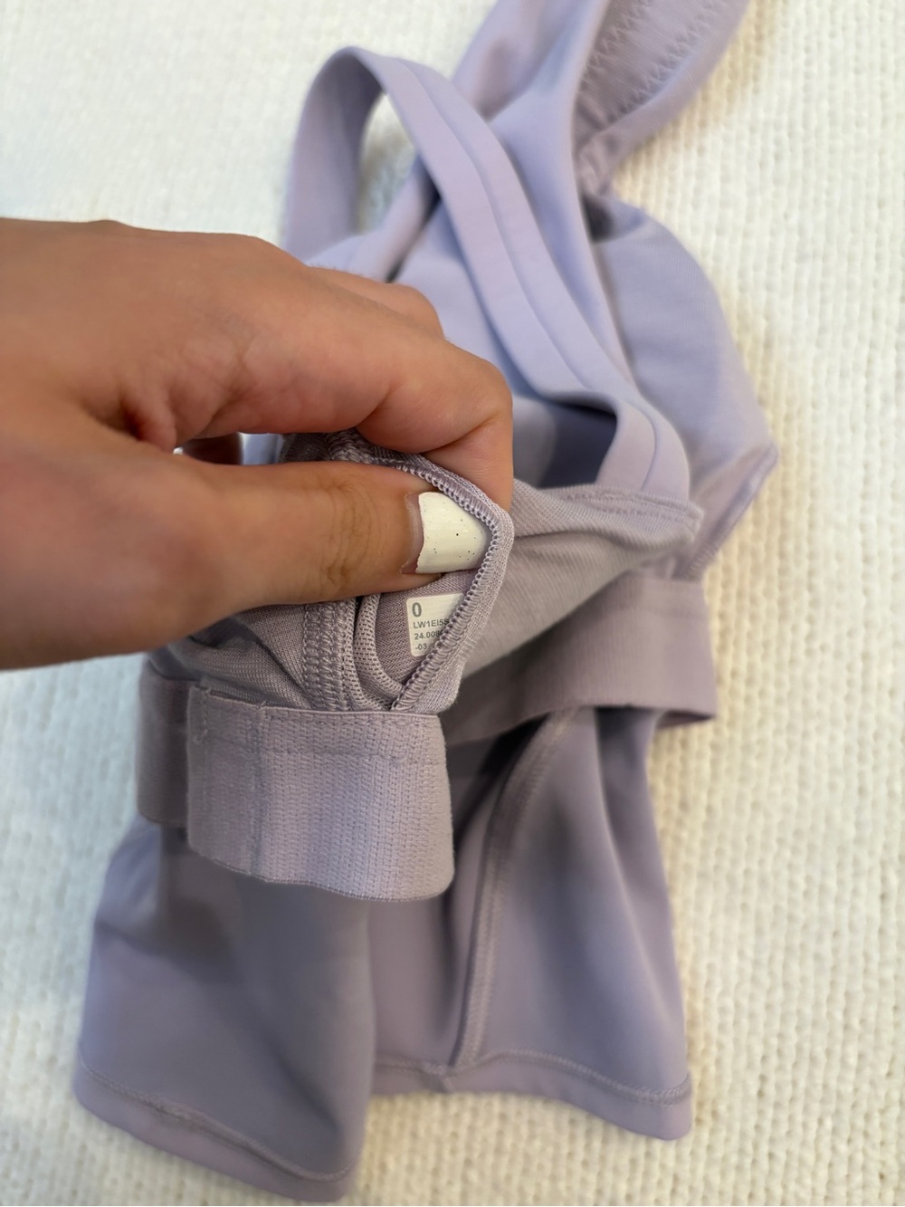 Lululemon Lilac Everlux Asymmetrical Tennis Tank Top 🫧 - Picture 8 of 8